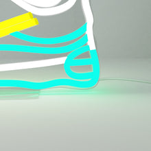 Load image into Gallery viewer, Green and Yellow Sneaker LED Neon sign--
