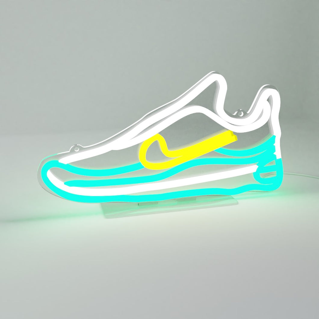 Green and Yellow Sneaker LED Neon sign-EU Plug-